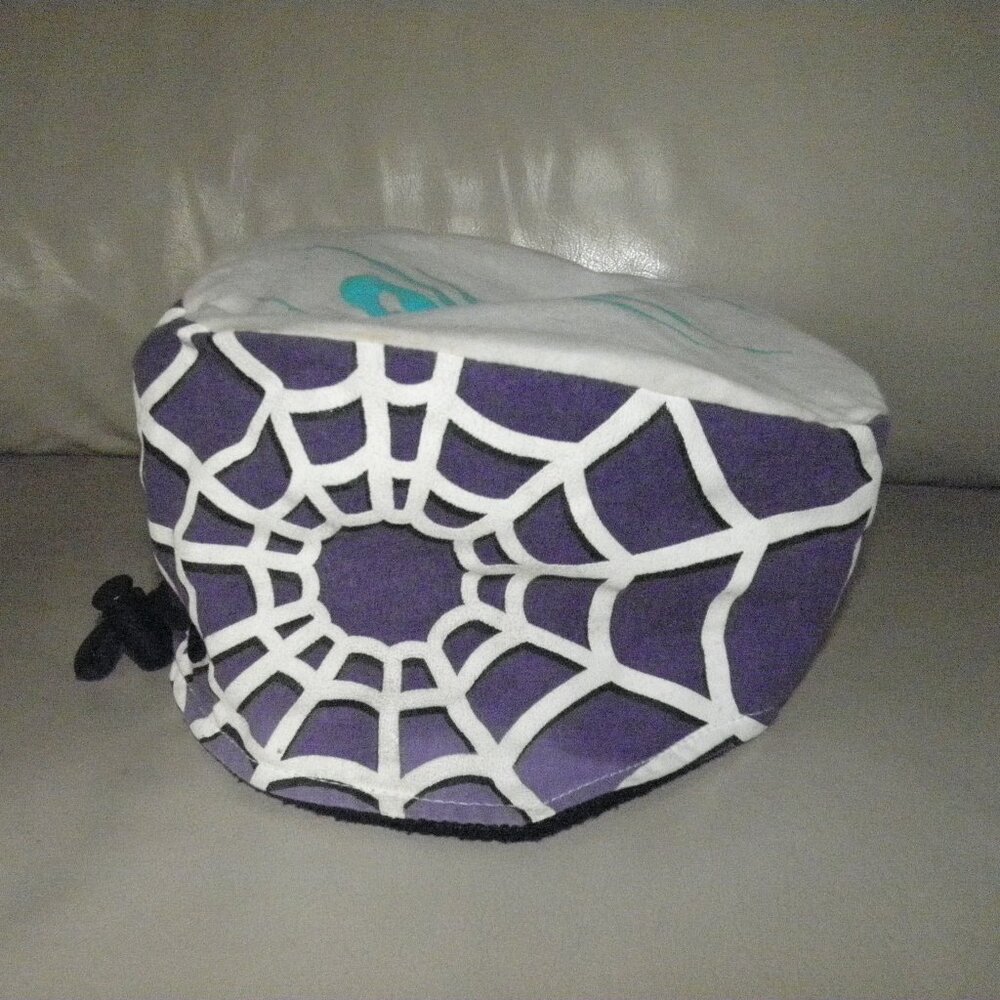 Rare Vintage Spyder cap with fleece lining Purple, White, Teal. Unisex cap - Picture 2 of 16